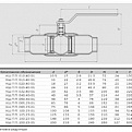 Кран шаровый КШПП DN15 PN40, ALSO
